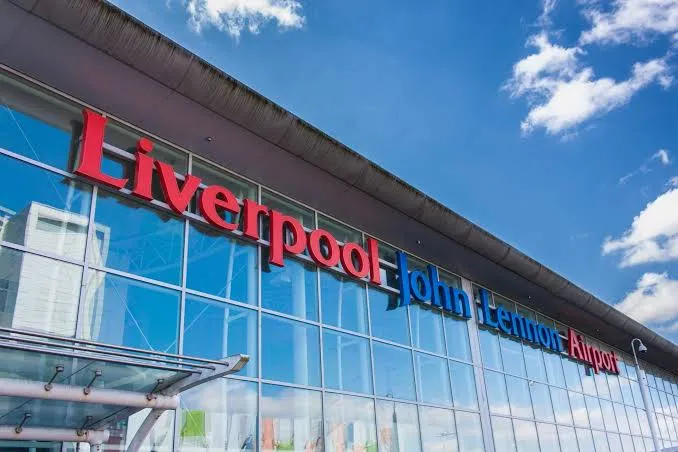 Liverpool John Lennon Airport terminal frontage